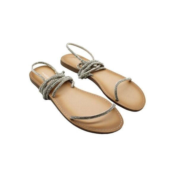 Madden Girl Silver Sandals - Picture 1 of 8